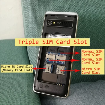 Oukitel L2801 mobiliųjų Telefonų 2.8 colių 2800mAh Triple SIM kortelės Vyresnio amžiaus Senjorų Mobiliojo Telefono Kamera Muzika 