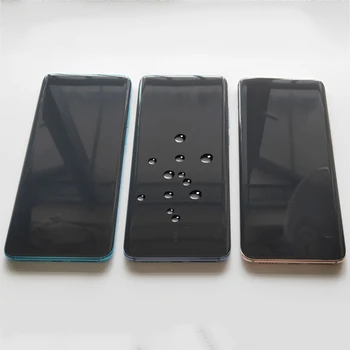 Amoled Ekranas Xiaomi Mi 10 5G LCD Ekranas Jutiklinis Ekranas Originalus skaitmeninis keitiklis Asamblėjos Xiaomi Mi10 Mi 10 Ekranas Su karkasu