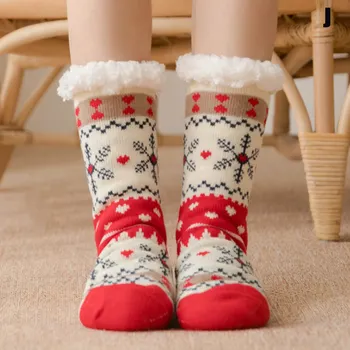 Moterų Pliušinis Pamušalas Fuzzy Kojinės Minkštas Kalėdų Šlepetė Kojinės Kojinės TY66