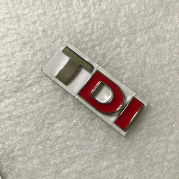 20X Naujas metalo TDI Ženklelis Emblema Lipdukai, Decal Logotipu Polo Golf Jetta Passat b5 b6 GTI Touran Bora Automobilių stilius
