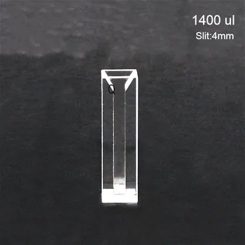 Liuminescencinės Kvarco Absorbcijos Ląstelių 1.4 ml Micro Kvarco Kiuvetės Ritininės 4 mm 1400 ul Už Malvin Detalumo Eksperimento 1 / PK