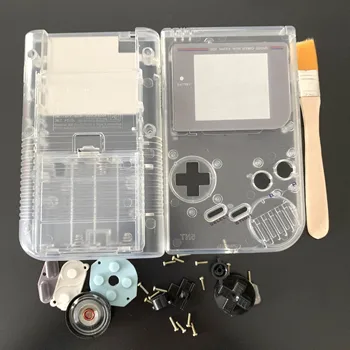 Skaidri, Aiški Game Boy Klasikinis Žaidimas Plastiko Korpuso Dangtelis Nintend GB Konsolės būsto GB Atveju Garsiakalbis atsuktuvas
