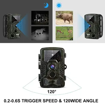 Medžioklės Kamera HC800A 20MP 1080P 2G/3G MMS Fotografijos Gaudyklė, Naktinio Matymo R aw Gyvūnų Infraraudonųjų spindulių Medžioklės Stebėjimo kamerų Medžioklė