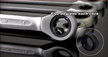 YOFE 8-19mm Reketas, Raktu Rinkinys, Pritaikytas Raktu Rinkinys, skirtas Automobilių Remonto Įrankių Rinkinys Sukimo momento raktas Derinys Veržliarakčio Įrankis Universalus Klavišus