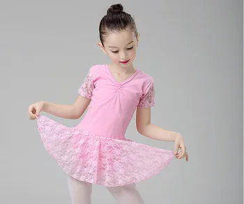 Nėriniai Mergina Baleto Šokių Suknelė Vaikams Leotard Tutu Šokių Dėvėti Kostiumai Baleto Triko Mergaitė Balerina