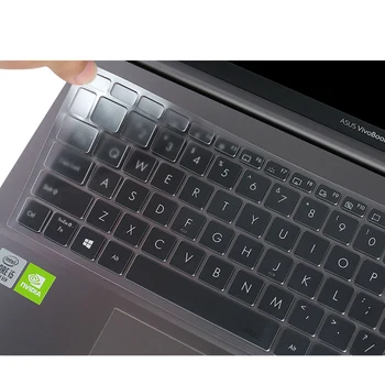 Klaviatūros Apima ASUS vivobook 15 S533 S5600 15.6 colių naujas 2020 aišku, silikono odos raštas TPU nešiojamojo kompiuterio klaviatūros dulkių dangtelį