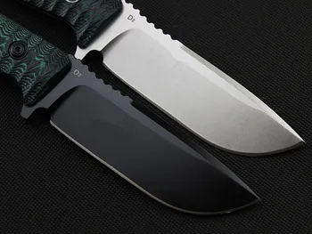 Aukštos Kokybės FX-131 fiksuotojo D2 blade Black Green Micarta rankena taktinis medžioklės peilis lauko kempingas išgyventi peiliai & K apvalkalas