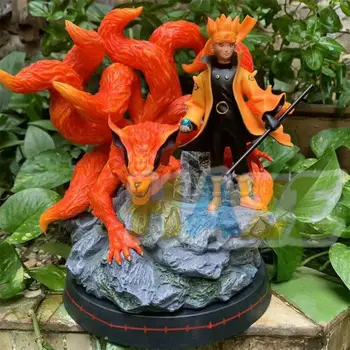 Naruto Uzumaki Naruto Dažytos Statula PVC Veiksmų Skaičius, Modelis Žaislų Kolekcija Anime Pav Žaislai, Modelį, Vaikai Dovanų 25cm