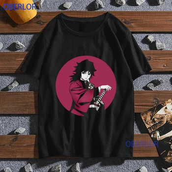 Vyrai Kietas Streetwear Anime Shinobu Kocho Marškinėliai Atsitiktinis Ullzang Marškinėlius Spausdinti Vyrų Drabužiai Juokinga Camiseta Hombre
