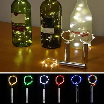 5/10VNT Vyno Butelis LED String Light 