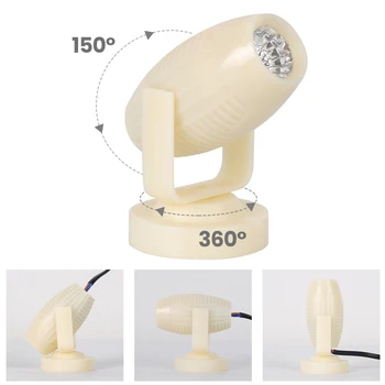 LED Spot Light AC220V Balta/Šiltai Balta/RGB LED Žemyn Šviesos Mini Patalpų Šviestuvai, Modernaus Simple Stiliaus Parduotuvės, drabužių Spinta, Spintos
