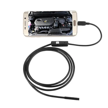 1M 1,5 M 5,5 mm 7mm Endoskopą Kamera Lankstus IP67 atsparus Vandeniui Tikrinimo Borescope Kamera, skirta 