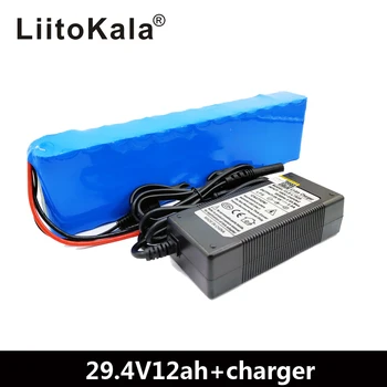 LiitoKala 7S4P 24V 12ah ličio baterija baterijos elektros varikliu dviračių ebike motoroleris susisiekimas nesėkmę su BMS
