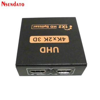 1 2 Iš UHD HD Splitter Adapteris 1X2 4Kx2K 30Hz HDMI Suderinamus Switcher Konverteris DTS 