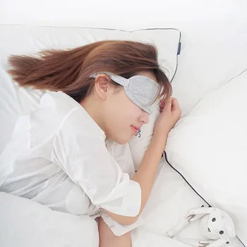 Originalus Xiaomi Mijia 8H Akių kaukė Kelionių Biuras Miega Poilsio Pagalbos Nešiojamų Kvėpuojantis Miego Akiniai Padengti Jaustis cool ledo Medvilnės