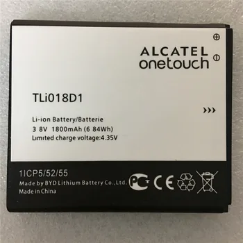 Naujas 1800mAh TLi018D1 Baterija Alcatel one touch Pop D5 Dual 5038x OT5038X Pop 3 5015D OT 5016 5051A telefono baterija