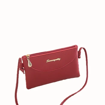 GUGK Crossbody krepšiai Moteris laišką modelio raudonos spalvos mini vieno pečių krepšiai GBCY163