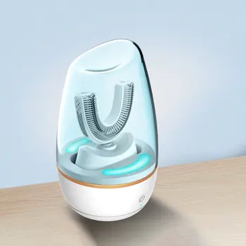 Naujausias 360 elektros dantų šepetėlį Automatinė Sonic Elektros dantų šepetėlį U Tipo Elektrinis Šepetėlis Suaugusiems Ultragarsinis dantų Šepetėlis