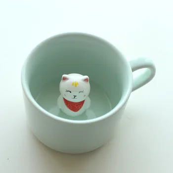 200ml taurės gyvūnų kavos puodelis Mielas animacinių filmų taurės keramikos taurės etapui vienas puodelis kūrybos dovana taurės siųsti merginų dovanos