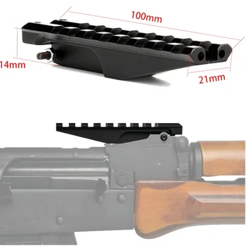 EWOLF Medžioklės Reikmenys Taktinis 7.62X39 AK 47 SKS Karabinai Priekiniai Regos Koregavimo Įrankis, Anglinio Plieno Konstrukcijos