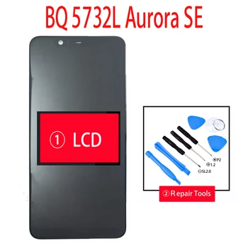 5.86 Colių BQ Mobiliojo BQ 5732L Aurora SE BQ-5732 BQ-5732L BQ 5732 LCD Ekranas + Touch Ekranas Digiziter Asamblėjos Įrankiai