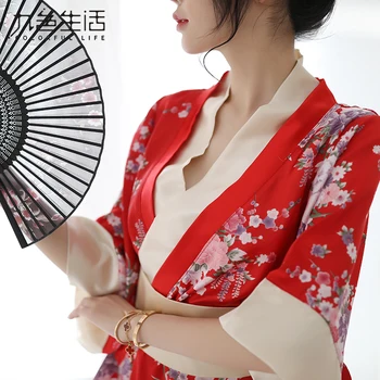 Nauja Seksuali karštas erotinis moterų Japonų kimono seksualus drabužiai sekso romantiška nightgowns seksualus kostiumai moterims cosplay NY0318