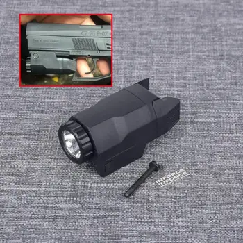 Taktinis Kompaktiškas APL ginklas Šviesos Mini pistoletas Pistoletas Šviesos Pastovaus/Strobe LED žibintuvėlis dėl cz75 glock 20mm Bėgiai