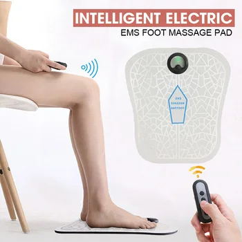 USB EPS Elektrinis Pėdų Masažo Kilimėlis Kojoms, Performavimas Foot Massager Kraujo Apytaką Raumenų Stimuliatorius Shiatsu Pėdų Mašina, 6 Režimai