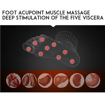 USB EPS Elektrinis Pėdų Masažo Kilimėlis Kojoms, Performavimas Foot Massager Kraujo Apytaką Raumenų Stimuliatorius Shiatsu Pėdų Mašina, 6 Režimai