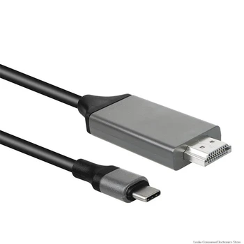 HDMI Kabelio Tipas-C USB-C-HDMI HDTV 4K Kabelis Samsung Galaxy Note 8 9 S10+ Plius Splitter USB C Tipo HDMI Dropshipping
