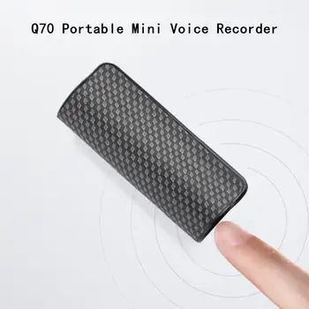 Q70 16GB Nešiojamųjų Garso Magnetinio Įrašymo Įrenginio Įkrovimo Triukšmo Mažinimo Diktofonas Mini Diktofonas Susitikimas Tiekimo