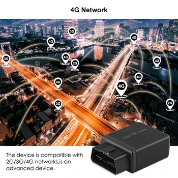 OBD Automobilių Tracker 4G LTE, GPS Tracker Sekimo CCTR 830 OBD 2 Plug Jungtis Įkrovimo Kelio Balso Stebėti Saugumo Nemokamai Įdiegti