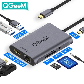 QGeeM 8 1 USB C Centru 
