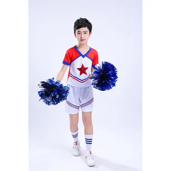Paauglių Mergaičių Mokyklos Vienodos Suknelės Etape Dėvėti Rodyti Rezultatus Cheerleaders Cheerleader Kostiumai Vaikams Berniukų Drabužiai Rinkinys