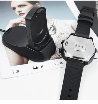 Magnetinio Įkrovimo Kabelis Ticwatch Pro 2020/2019 Smart Žiūrėti Įkrovikliai Bazės Greitai, Doko Adapteris, Skirtas Ticwatch Pro 4G eSIM Įkroviklis