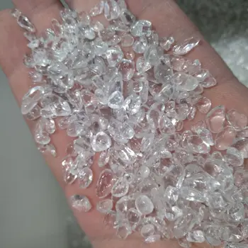1KG Natūralių balto krištolo skalda kristalų gydo
