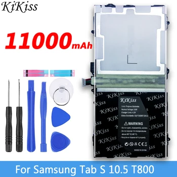 11000mAh Tablet Akumuliatorius Skirtas Samsung Galaxy Tab S 10.5 SM-T800 T800 T801 T805 EB-BT800FBE Li-jonų Polimerų su Sekimo Numerį