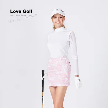 Chivalric Parduotuvėje LGL002 moterų golfo balta mokymo marškinėliai + LGS002 rožinės spalvos trumpas sijonas moterų sportinės vasaros kvėpuojantis kostiumas