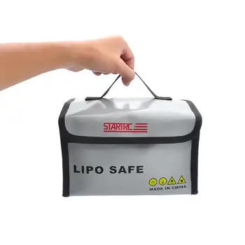 STARTRC Lipo Safe Krepšys, atsparus Vandeniui atspari Ugniai Saugojimo Krepšys Li-po Baterijos įdėjimas Saugus Saugos Pagalvių apsauga FPV RC Drone Baterijos, Krepšys