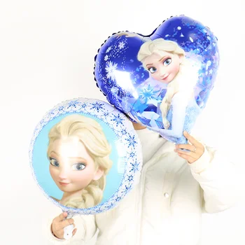 15vnt Disney princess folija balionai 18inch Elsa Anna užšaldyti Princesė balionas baby shower mergina Gimtadienio dekoracijos vaikams