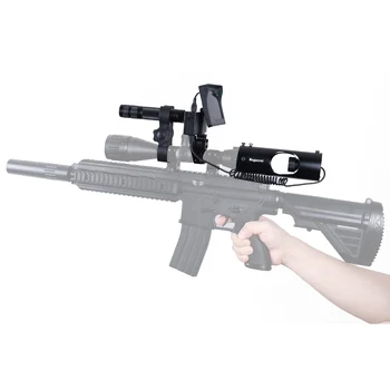 Taktinis Naktinio Matymo Riflescope Optika Medžioklės Naktinio Matymo Taikikliai LED 400m Infraraudonųjų spindulių Lazerio Chip HD IR Vaizdo Kamera