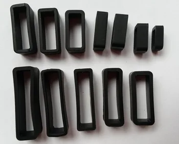 4PCS 12mm kaip 14mm 16 mm 18 mm 20 mm, 22 mm, 24 mm, naujas aukštos kokybės silikono guma diržo kilpos laikrodis mažų gumos juosta Spintelę sėdynės RK36