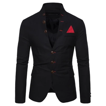 2020 naujas vyrų kostiumo Švarkas mados atsitiktinis vyrų kostiumas striukė, pavasario ir rudens vyriškos striukės ir paltai raudona mėlyna chaki vyras kailis