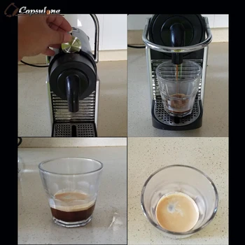Capsulone/NERŪDIJANČIO PLIENO Metalo kapsulę suderinama nespresso kavos Aparatas Daugkartiniai Reusableand kavos kapsulė ir apsaugos