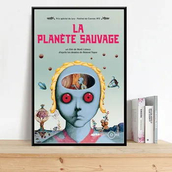 Fantastinis Planetos La planete sauvage Sci-Fi, Klasikinis Filmas Meno Drobė, Tapyba, Plakatas Sienos, Namų Dekoro