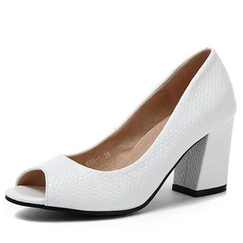 BEYARNE Elegantiškas komfortą žuvų burna moterų aukšto kulno batai 2020 didelis dydis moterų mados batai, basutės aukštakulniai nekilnojamojo odiniai batai