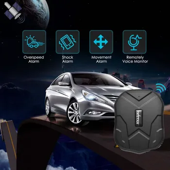 3G TKSTAR TK905 Automobilių GPS Tracker 5000mAh 90 Dienų Laukimo GPS, a-gps Dual Padėties nustatymas Realiuoju Laiku Stebėti Nemokamai Web APP 