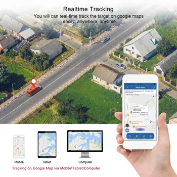 3G TKSTAR TK905 Automobilių GPS Tracker 5000mAh 90 Dienų Laukimo GPS, a-gps Dual Padėties nustatymas Realiuoju Laiku Stebėti Nemokamai Web APP 
