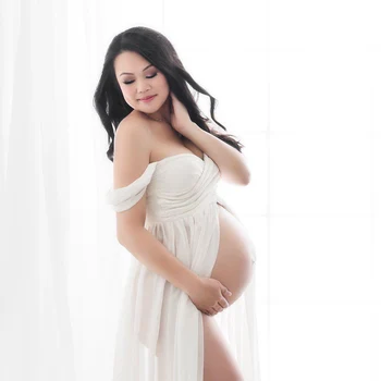 Nėštumo Chalatai Suknelė Už Nuotrauką Šaudyti Motinystės Fotografija Rekvizitai Maxi Nėrinių Išgalvotas 2020 Metų Vasaros Nėščia Suknelė Plius Dydis