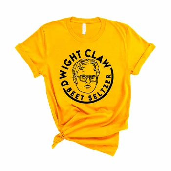 2020 Juokinga Dwightas Schrute T-shirt Dwightas Letena Marškinėliai Humoro, Alaus Įkvėpė Tees Dunder Mifflin Schrute Ūkių Marškinėliai